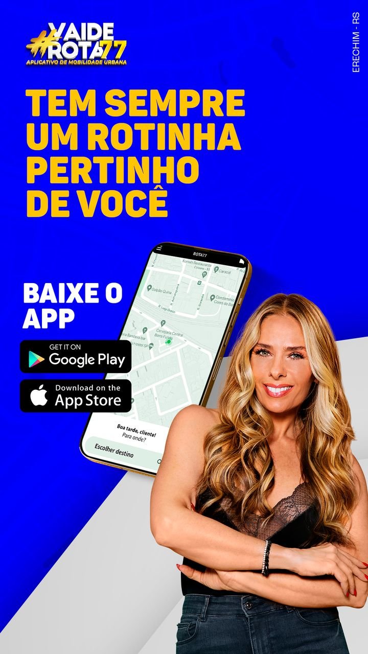 Campanha: tem sempre um Rotinha pertinho de você — baixe o app
